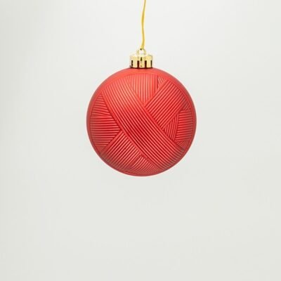 ΠΛΑΣΤΙΚΗ ΜΠΑΛΑ, ΚΟΚΚΙΝΗ ΜΕ ΕΦΕ ΠΛΕΞΗΣ, ΣΕΤ 6ΤΜΧ, 8cm (600-47788)