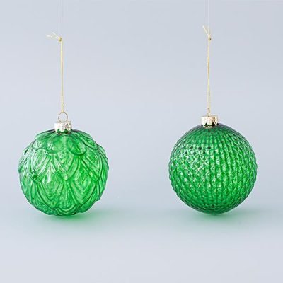 ΓΥΑΛΙΝΗ  ΜΠΑΛΑ, ΔΙΑΦΑΝΗ ΠΡΑΣΙΝΗ, ΣΕΤ 4ΤΜΧ, 10cm (600-45184)