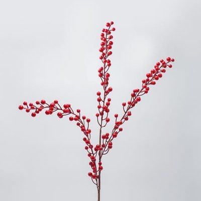 ΚΛΑΔΙ ΜΕ ΚΟΚΚΙΝΑ BERRIES, 86cm (600-47626)