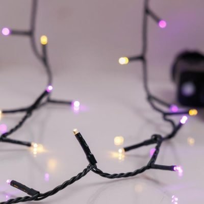 ΣΕΙΡΑ, 240 LED 3mm, 31V ΜΕΤΑΣΧΗΜΑΤΙΣΤΗ, 8 ΠΡΟΓΡΑΜΜΑΤΑ & ΜΝΗΜΗ, ΠΡΑΣΙΝΟ PVC ΚΑΛΩΔΙΟ, ΘΕΡΜΟ ΛΕΥΚΟ & ΜΩΒ LED (ΕΝΑΛΛΑΞ) ΑΝΑ 5cm, ΠΡΟΕΚΤΑΣΗ ΠΑΡΟΧΗΣ 3m, IP44 (600-13293)