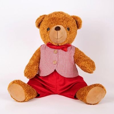 ΑΡΚΟΥΔΑΚΙ ΜΕ ΡΟΖ ΚΑΡΟ ΓΙΛΕΚΟ, ΚΑΘΙΣΤΟ, 40cm (600-48137)