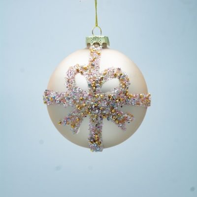 ΓΥΑΛΙΝΗ ΜΠΑΛΑ, ΣΑΜΠΑΝΙ ΜΕ ΣΑΜΠΑΝΙ ΦΙΟΓΚΟ, ΣΕΤ 4ΤΜΧ, 10cm (600-47482)