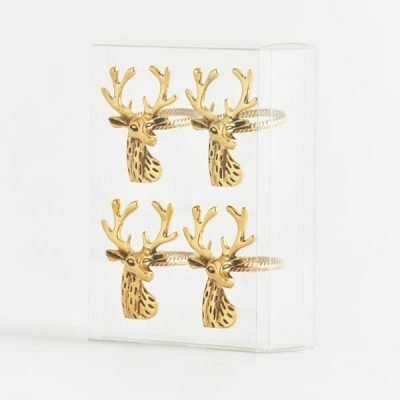 ΔΑΧΤΥΛΙΔΙ ΠΕΤΣΕΤΑΣ, ΜΕΤΑΛΛΙΚΟ, ΜΕ ΧΡΥΣΟ ΤΑΡΑΝΔΑΚΙ, ΣΕΤ 4ΤΜΧ (600-44336)