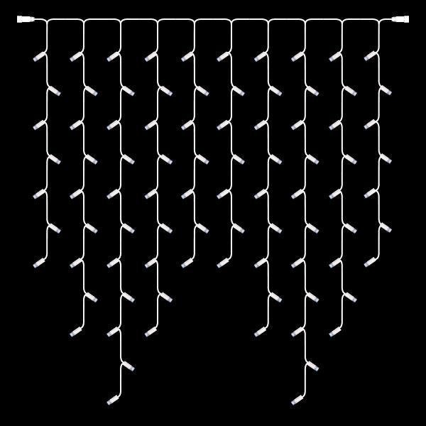 ΒΡΟΧΗ, DIY, 86 LED 5mm ΜΕ ΚΑΛΥΜΜΑ, 230V, 2 ΕΠΕΚΤΑΣΕΙΣ, ΛΕΥΚΟ ΚΑΟΥΤΣΟΥΚ ΚΑΛΩΔΙΟ, ΛΕΥΚΟ LED ΑΝΑ 10cm (H110 x W100cm, 7/9/11/9/7), ΙΡ65 (ΧΩΡΙΣ ΠΑΡΟΧΗ) (600-11965)