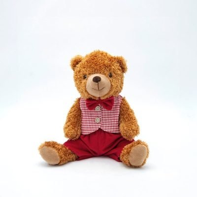 ΑΡΚΟΥΔΑΚΙ ΜΕ ΡΟΖ ΚΑΡΟ ΓΙΛΕΚΟ, ΚΑΘΙΣΤΟ, 23cm (600-48135)