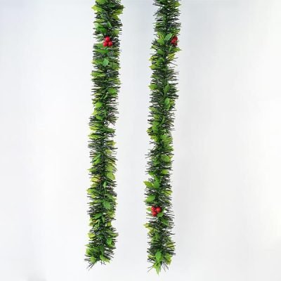 ΤΡΕΣΑ ΜΕ ΦΥΛΛΑ ΚΑΙ BERRIES 2m x 9cm, ΦΥΣΙΚΟ ΠΡΑΣΙΝΟ ΧΡΩΜΑ (600-30343)