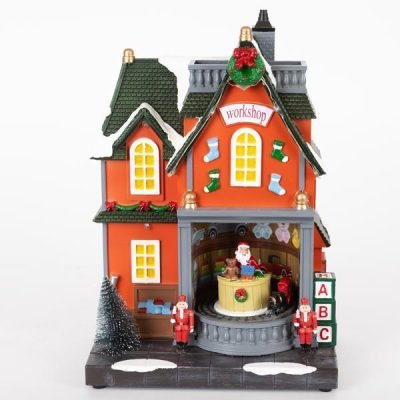 ΣΠΙΤΙ ΑΗ ΒΑΣΙΛΗ ΦΩΤΙΖΟΜΕΝΟ, ΜΟΥΣΙΚΗ ΚΑΙ ΚΙΝΗΣΗ, ΜΕ ΜΕΤΑΣΧΗΜΑΤΙΣΤΗ, 18,1Χ12,7Χ26,5cm (600-46363)