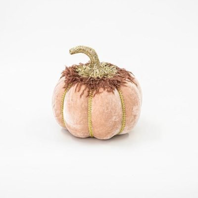 ΒΕΛΟΥΔΙΝΗ ΚΟΛΟΚΥΘΑ, ΣΟΜΟΝ, ΜΕ ΧΡΥΣΟ ΓΚΛΙΤΕΡ, 20cm (600-45553)