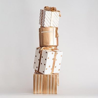 ΠΥΡΓΟΣ ΔΩΡΩΝ, ΛΕΥΚΟ-ΣΑΜΠΑΝΙ, 71cm (600-45445)