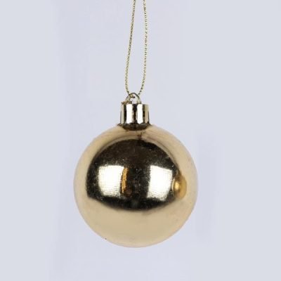 ΠΛΑΣΤΙΚΗ ΜΠΑΛΑ, ΧΡΥΣΗ ΓΥΑΛΙΣΤΕΡΗ, ΣΕΤ 6ΤΜΧ, 8cm (600-46434)