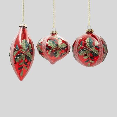 ΓΥΑΛΙΝΟ ΣΤΟΛΙΔΙ, ΚΟΚΚΙΝΟ ΔΙΑΦΑΝΟ ΜΕ ΡΟΖ ΣΧΕΔΙΑ ΚΑΙ ΓΚΙ, 3 ΣΧΕΔΙΑ, ΣΕΤ 4ΤΜΧ, 10cm (600-47453)