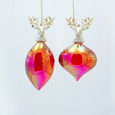 ΣΤΟΛΙΔΙ ΠΛΑΣΤΙΚΟ, ΙΡΙΔΙΖΟΝ ΚΟΚΚΙΝΟ ΜΕ ΧΡΥΣΟ ΤΑΡΑΝΔΟ, 2 ΣΧΕΔΙΑ, 9×5.5×15.5cm (600-47673)