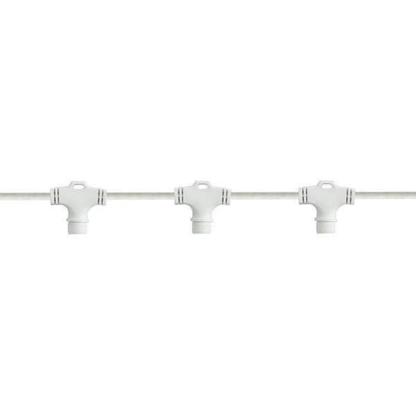 DIY, ΛΕΥΚΟ ΚΑΟΥΤΣΟΥΚ ΚΑΛΩΔΙΟ, ΓΙΑ ΚΟΥΡΤΙΝΑ, 10 ΚΑΘΕΤΟΙ ΚΟΝΕΚΤΟΡΕΣ, ΜΕ ΕΠΕΚΤΑΣΗ, 1,1m, ΙΡ65 (600-09772)