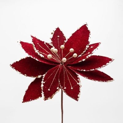 ΛΟΥΛΟΥΔΙ ΒΕΛΟΥΔΙΝΟ ΜΠΟΡΝΤΟ, ΜΕ ΣΑΜΠΑΝΙ ΛΕΠΤΟΜΕΡΕΙΕΣ, 33x45cm (600-47405)