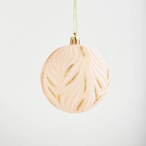 ΜΠΑΛΑ ΠΛΑΣΤΙΚΗ, ΡΟΖ ΜΑΤ ΜΕ ΣΧΕΔΙΟ, ΣΕΤ 6 ΤΜΧ , 8 cm (600-42756)