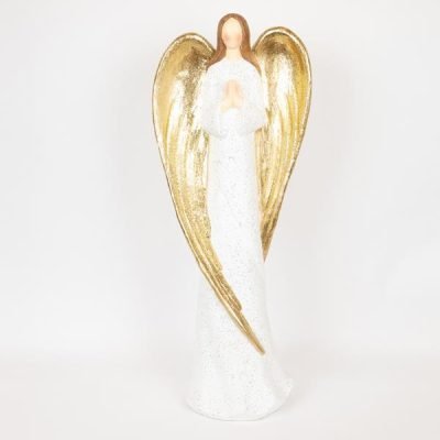 ΑΓΓΕΛΟΣ ΜΕ ΛΕΥΚΑ ΡΟΥΧΑ, 77cm (600-46495)