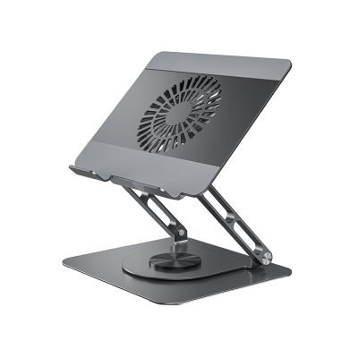 XO C182 Μεταλλική Αναδιπλούμενη Βάση Laptop με Ανεμιστήρα (16.006.0399)