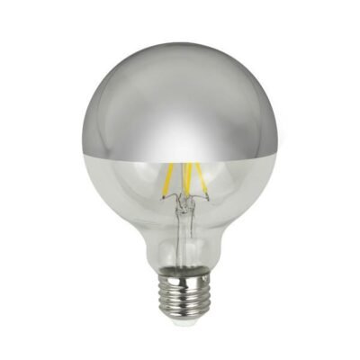 ΛΑΜΠΑ LED ΓΛΟΜΠΟΣ G95 CROSSED FILAMENT 8W 900lm E27 3000K 220-240V DIMMABLE ΑΝΤΕΣΤΡΑΜΕΝΟΥ ΚΑΘΡΕΠΤΗ ΑΣΗΜΙ (147-78080)