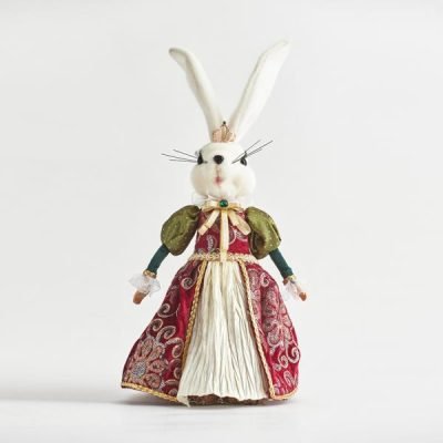 ΚΥΡΙA ΛΑΓΟΣ ΜΕ ΜΠΟΡΝΤΟ ΡΟΥΧΑ, 22x16x31cm (600-44071)