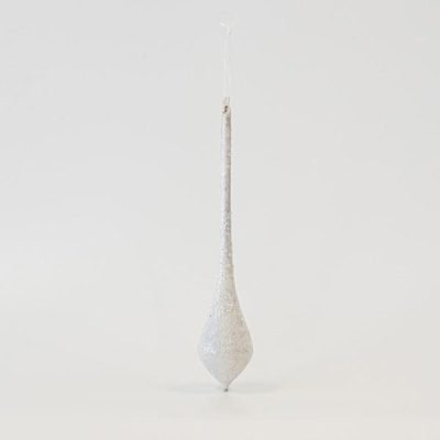 ΓΥΑΛΙΝΟ ΣΤΟΛΙΔΙ, ΛΕΥΚΟ ΜΕ GLITTER, ΣΕΤ 4ΤΜΧ, 5,7x30cm (600-45779)