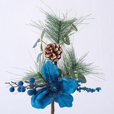 ΚΛΑΔΑΚΙ ΜΕ ΜΠΛΕ ΔΙΑΚΟΣΜΗΤΙΚΑ, 40cm (600-45376)
