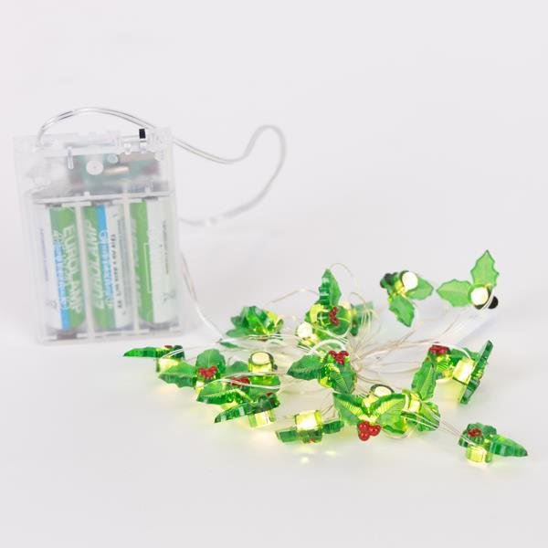 ΣΕΙΡΑ, 20 LED 3mm, ΔΙΑΚΟΣΜΗΤΙΚΑ ΑΚΡΥΛΙΚΑ ΓΚΙ, ΜΠΑΤΑΡΙΑΣ 3xΑΑ, ΧΡΟΝΟΔΙΑΚΟΠΤΗ, ΑΣΗΜΙ ΧΑΛΚΙΝΟ ΚΑΛΩΔΙΟ, ΘΕΡΜΟ ΛΕΥΚΟ LED ΑΝΑ 10cm, ΠΡΟΕΚΤΑΣΗ ΠΑΡΟΧΗΣ 30cm, IP20 (600-03343)