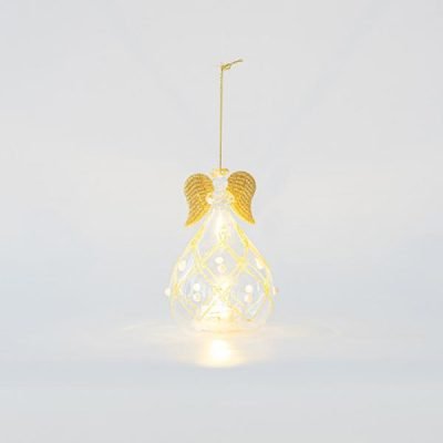 ΓΥΑΛΙΝΟ ΚΗΡΟΠΗΓΙΟ, ΑΓΓΕΛΟΣ, ΔΙΑΦΑΝΟ, 9x15cm (600-45743)