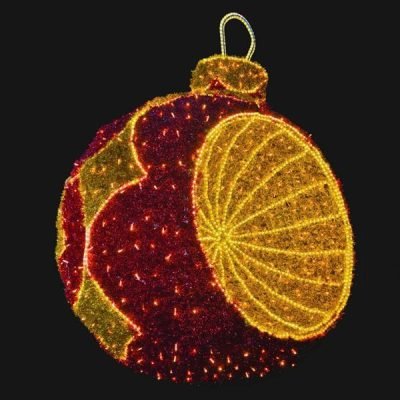 ΕΠΑΓΓΕΛΜΑΤΙΚΟ ΣΧΕΔΙΟ 3D, ΜΠΑΛΑ, ΚΙΤΡΙΝΗ LED ΦΩΤ/ΝΑ, 250x170x160cm, IP65 (600-23365)