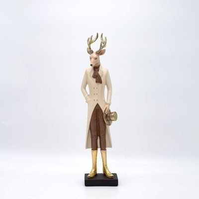 ΤΑΡΑΝΔΟΣ ΠΟΛΥΡΕΖΙΝ, ΜΕ ΣΜΟΚΙΝ ΚΑΙ ΚΑΠΕΛΟ, 38cm (600-47126)