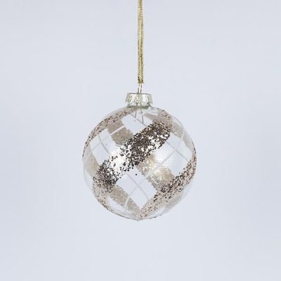 ΓΥΑΛΙΝΗ ΜΠΑΛΑ, ΣΑΜΠΑΝΙ, ΣΕΤ 4ΤΜΧ, 10cm (600-42790)