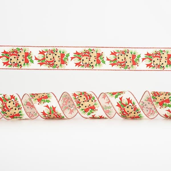 ΚΟΡΔΕΛΑ ΛΕΥΚΗ, ΜΕ ΚΑΜΠΑΝΑΚΙΑ, 6,35cm, 10Y (600-44979)