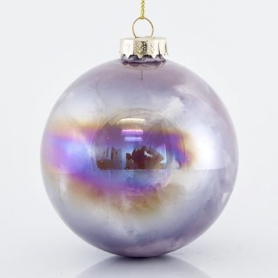 ΜΠΑΛΑ ΓΥΑΛΙΝΗ, ΙΡΙΔΙΖΟΥΣΑ ΜΩΒ, ΣΕΤ 4ΤΜΧ, 8cm (600-42324)