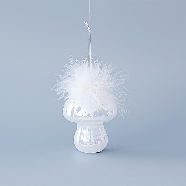 ΓΥΑΛΙΝΟ ΣΤΟΛΙΔΙ, ΜΑΝΙΤΑΡΙ, ΛΕΥΚΟ, ΜΕ ΠΟΥΠΟΥΛΟ, ΣΕΤ 2ΤΜΧ, 8x10,5cm (600-45126)