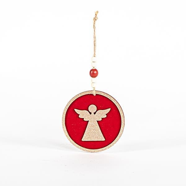 ΞΥΛΙΝΟ ΣΤΟΛΙΔΙ, ΑΓΓΕΛΑΚΙ, ΚΟΚΚΙΝΟ, ΜΕ ΒΕΛΟΥΔΟ, 11x0,5cm (600-45210)