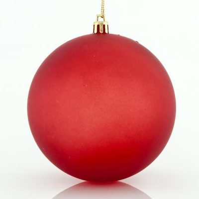 ΜΠΑΛΑ ΠΛΑΣΤΙΚΗ, ΚΟΚΚΙΝΗ ΜΑΤ ΣΕΤ 6ΤΜΧ, 10cm (600-42676)