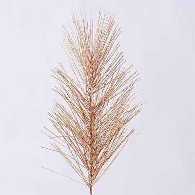 ΚΛΑΔΙ DRACAENA, ΜΕ GLITTER, ΧΑΛΚΙΝΟ, 80cm (600-45406)