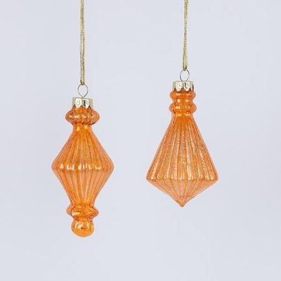 ΣΤΟΛΙΔΙ ΓΥΑΛΙΝΟ, ΠΟΡΤΟΚΑΛΙ, 2 ΣΧΗΜΑΤΑ, ΣΕΤ 4ΤΜΧ, 12cm (600-42840)