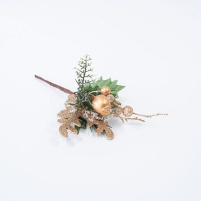 ΠΙΚΑΚΙ ΜΕ ΦΥΛΛΑ ΤΑΡΑΝΔΟ ΚΑΙ ΣΑΜΠΑΝΙ ΔΙΑΚΟΣΜΗΤΙΚΑ, 25cm (600-45672)