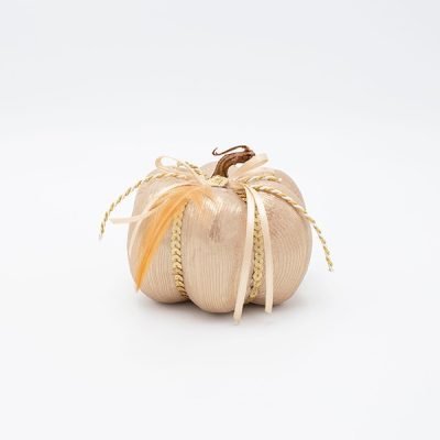 ΚΟΛΟΚΥΘΑ, ΜΕΤΑΛΙΖΕ ΣΚΟΥΡΟ ΣΑΜΠΑΝΙ, ΜΕ ΦΤΕΡΟ, 9x11cm (600-47010)