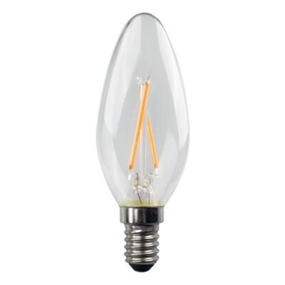 ΛΑΜΠΑ LED ΚΕΡΙ CROSSED FILAMENT 5W 480lm E14 6500K 220-240V CLEAR 3τμχ (182-81101)