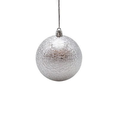 ΠΛΑΣΤΙΚΗ ΜΠΑΛΑ, ΑΣΗΜΙ ΜΕ ΟΨΗ ΣΑΤΕΝ, ΣΕΤ 6ΤΜΧ, 8cm (600-47967)