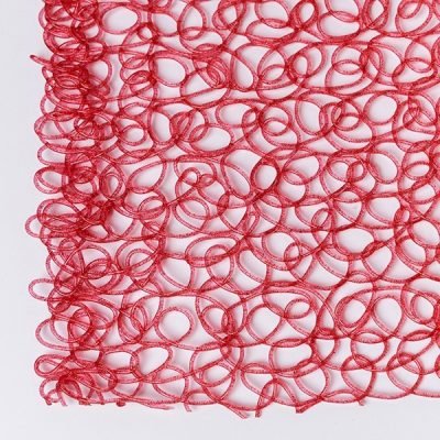 ΦΡΑΧΤΗΣ PVC, ΚΟΚΚΙΝΟΣ ΜΕ GLITTER, 1x10cm (ΤΙΜΗ ΑΝΑ ΜΕΤΡΟ) (600-23554)