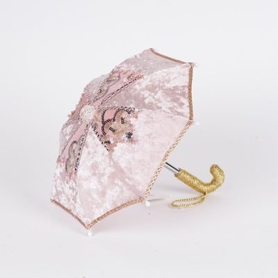 ΟΜΠΡΕΛΑ ΓΚΕΙΣΑΣ, ΡΟΖ ΒΕΛΟΥΔΟ, 16x20cm (600-46904)