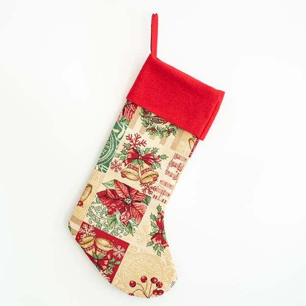 ΚΑΛΤΣΑ, ΜΠΕΖ ΜΕ ΧΡΙΣΤΟΥΓΕΝΝΙΑΤΙΚΑ ΜΟΤΙΒΑ, 50x28cm (600-45495)