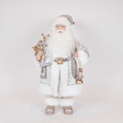 ΑΓΙΟΣ ΒΑΣΙΛΗΣ, ΑΣΗΜΙ ΧΡΥΣΟ, ΜΕ ΦΑΝΑΡΑΚΙ, 60cm (600-47264)