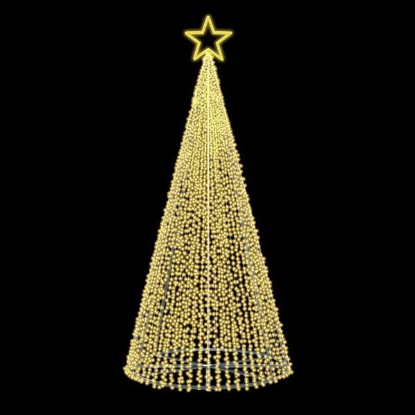 ΕΠΑΓΓΕΛΜΑΤΙΚΟ ΣΧΕΔΙΟ, ΧΡΙΣΤΟΥΓΕΝΝΙΑΤΙΚΟ ΔΕΝΤΡΟ 3D, 230V, ΘΕΡΜΗ ΛΕΥΚΗ ΦΩΤΟΣΩΛΗΝΑ, ΘΕΡΜΟ ΛΕΥΚΟ LED, 650x260cm, IP65 (600-23568)