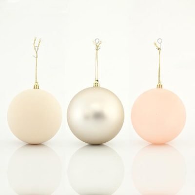 ΜΠΑΛΑ ΠΛΑΣΤΙΚΗ ΙΒΟΥΑΡ ΡΕΤΡΟ, ΣΕΤ 6ΤΜΧ, 10cm (600-42686)