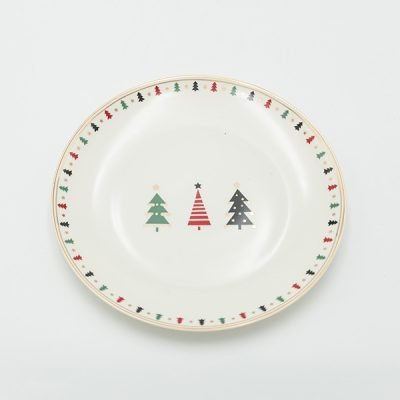 ΠΙΑΤΟ ΜΕ ΧΡΩΜΑΤΙΣΤΑ ΔΕΝΤΡΑΚΙΑ, ΣΕΤ 2ΤΜΧ, 20cm (600-48045)