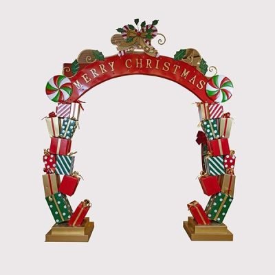 ΜΕΤΑΛΛΙΚΗ ΚΑΜΑΡΑ ΜΕ ΔΩΡΑ ΚΑΙ ΚΑΡΑΜΕΛΕΣ, 274x55x300cm (600-47850)