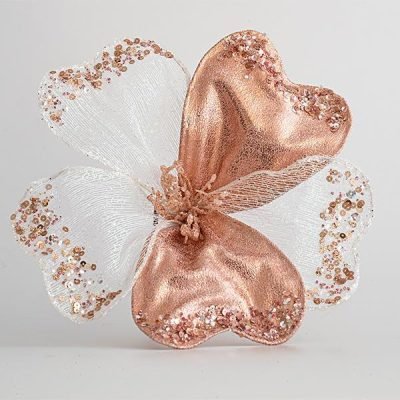 ΛΟΥΛΟΥΔΙ ΙΒΙΣΚΟΣ ΡΟΖ, ΟΡΓΑΝΤΖΑ, 30cm (600-44775)